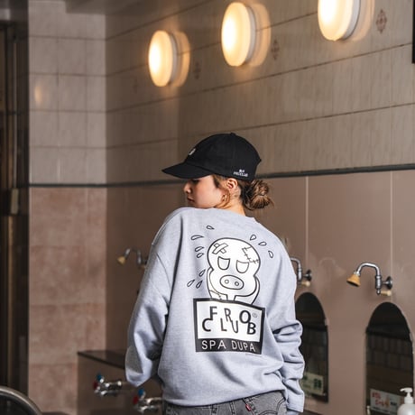 FROCLUB×ヒョウタンズツギ CREWSWEAT