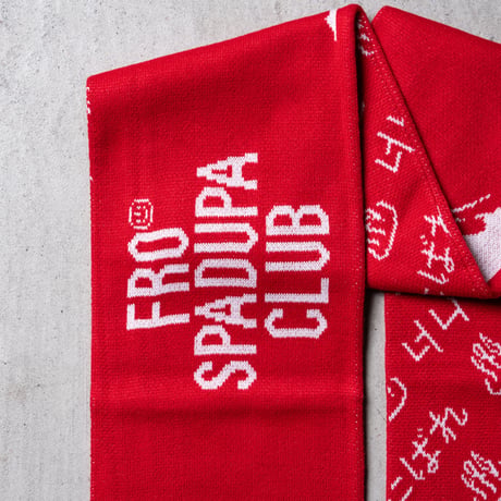 FROCLUB×BASECREAM MUFFLER RED