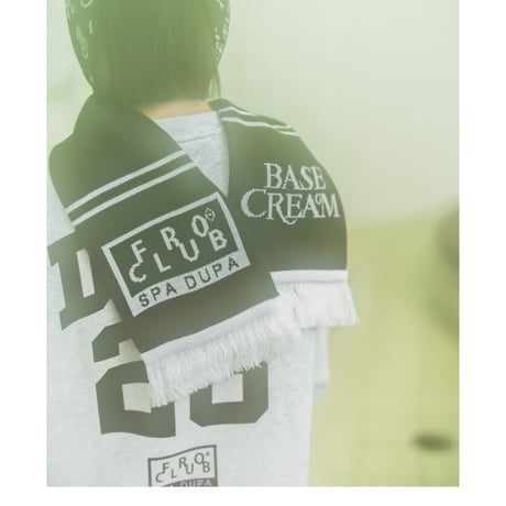 FROCLUB×BASECREAM MUFFLER BLACK