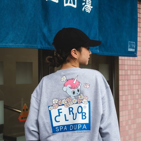 FROCLUB×ユニコ CREWSWEAT