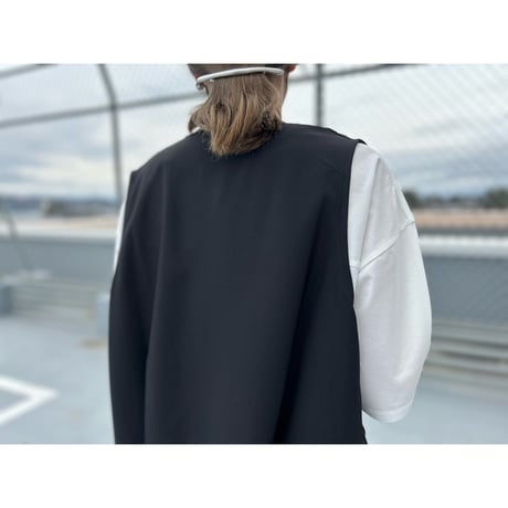 裾タック入りコクーンベスト