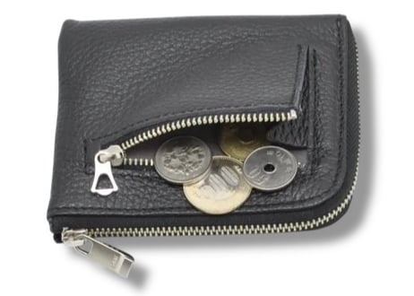 LEATHER SHORT L ZIP WALLET