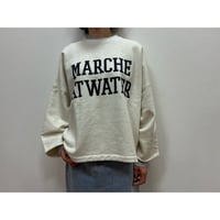 ワイドスリーブプリントスウェット