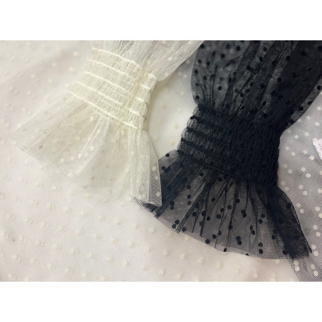 noirkeininomiya チュールブラウス Noir Kei Ninomiya チュール ブラウス | ブラック | FARFETCH JP