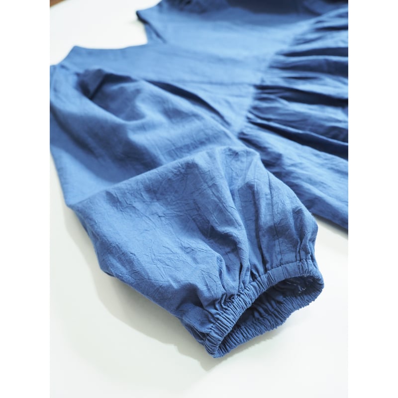 No.317op(BL) エンパイアワンピース/ブルー | quatre