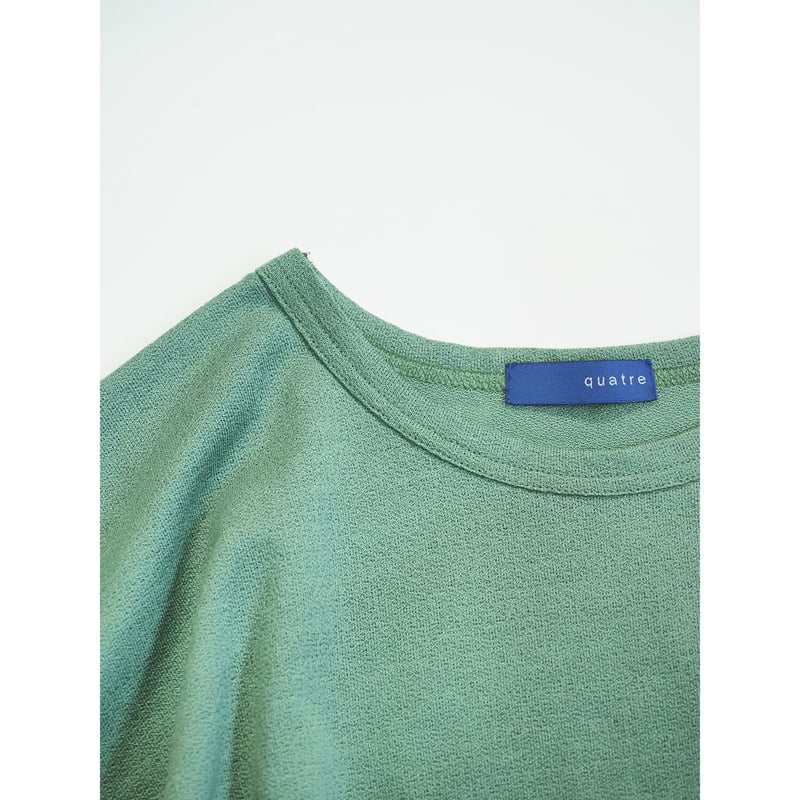 No.310kn(G) ビッグTシャツ/モスグリーン | quatre