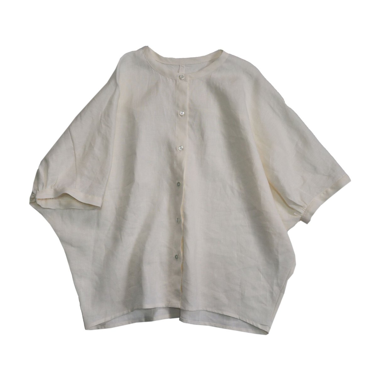 クロスアンドクロス/ハグオーワー★果実pt シルク ボウタイ ドルマンブラウス セール】 [セットアップ対応]クラシカルモダン更紗プリント