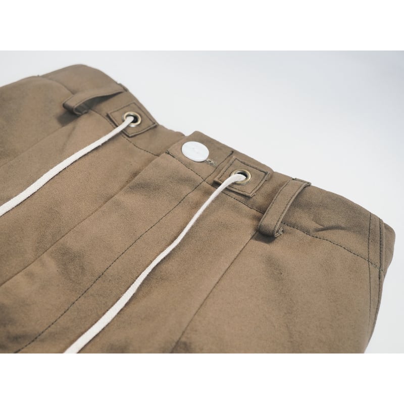 No.325pt(K) ハイウエストキャロットパンツ/カーキ | quatre