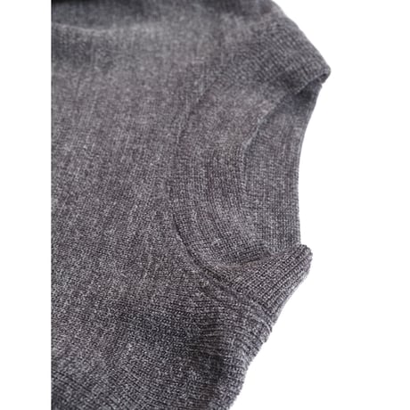 No.302kn(Ｇ)　クルーネックリブニット/グレー