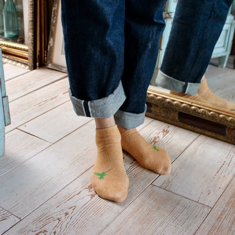 楽活染　ショート先丸靴下　Mサイズ