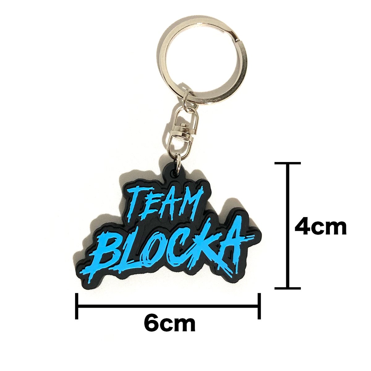 TEAM BLOCKA ラバーキーホルダー (Orange) | TEAM BLOCKA STORE