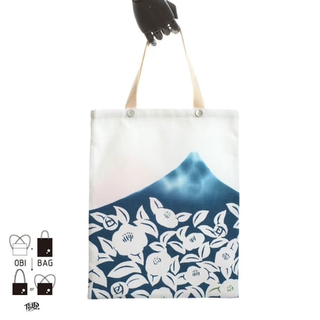 OBI-BAG tote【花さか富士山】
