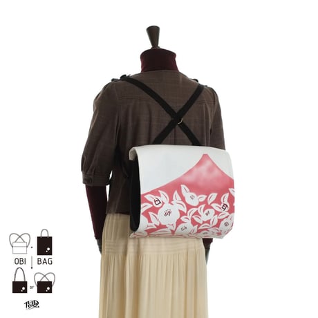 OBI-BAG tote【花さか富士山】
