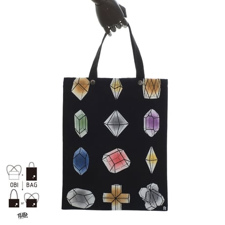 OBI-BAG tote【結晶形態図】
