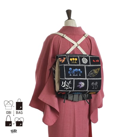 OBI-BAG tote【粘菌尽くし】