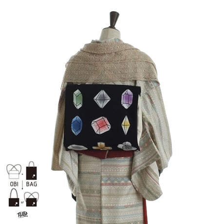 OBI-BAG tote【結晶形態図】