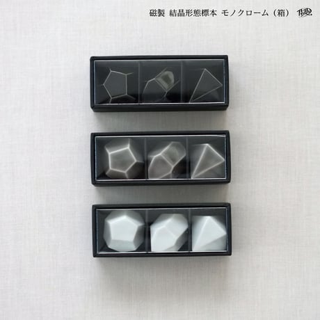 磁製 結晶形態標本【黒】
