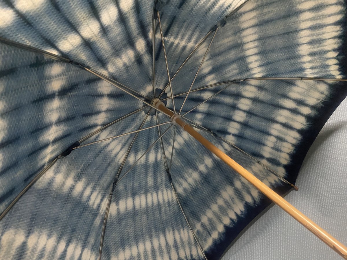 日傘・大（絞り） | 駿河藍染 増田あいぜん工房