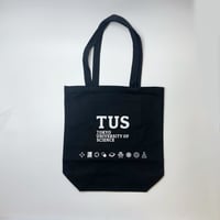 インナーポケット付きキャンパスバッグ　黒