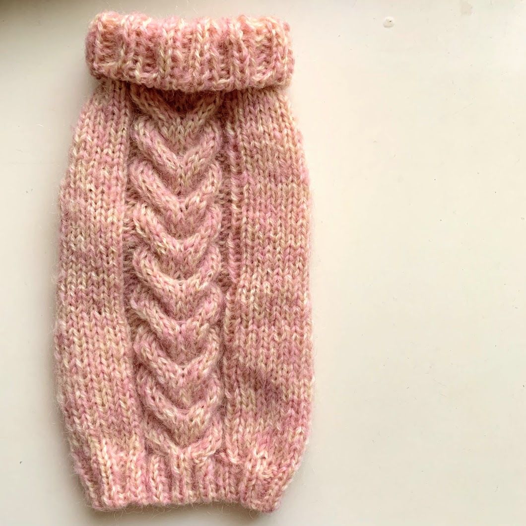 編み図】タートルネックのわんこニット | Sapo-tricot Store