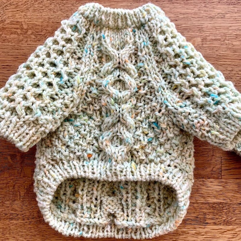 編み図】XOXOハグ&キスわんこニット（SM） | Sapo-tricot Store