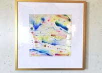 水彩画※額付(額サイズ：300 X 300mm)