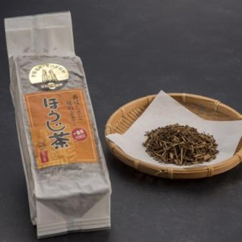 静岡茶 茶の庵 ほうじ茶(一番茶100%)砂焙煎 100g袋入り | 蔵屋鳴沢