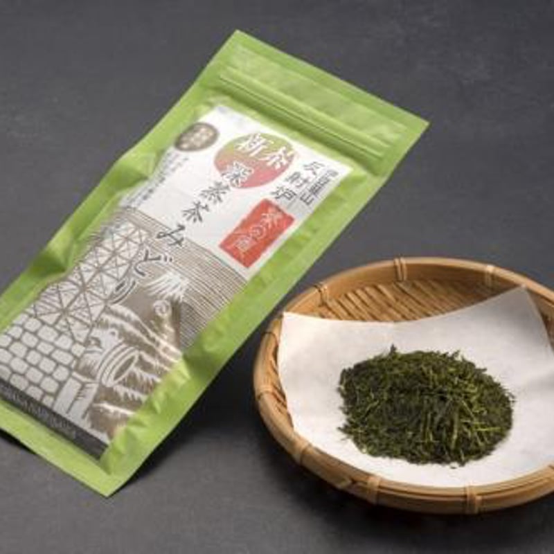 静岡茶 茶の庵 深蒸茶「みどり」 100g袋入り | 蔵屋鳴沢 伊豆韮山反射