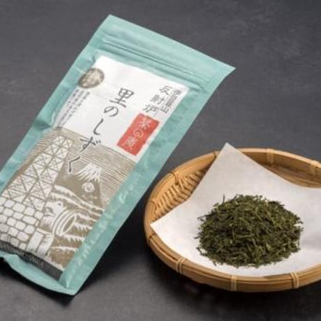 静岡茶 茶の庵　農薬不使用茶「里のしずく」　100g袋入り