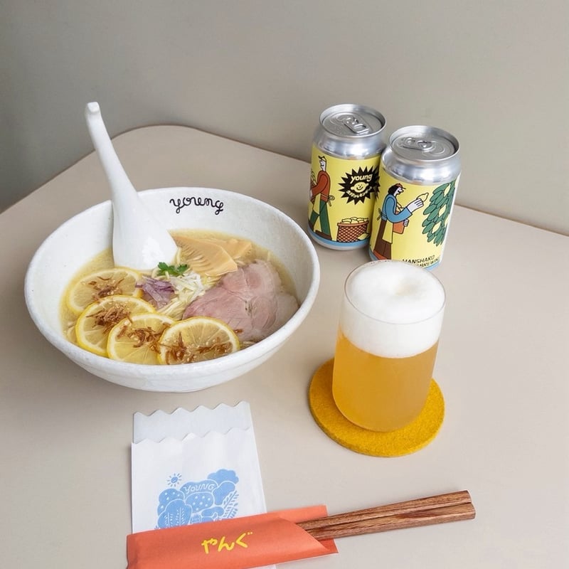 ラーメンやんぐコラボ Lemon Tee | 反射炉ビヤ オンラインショップ