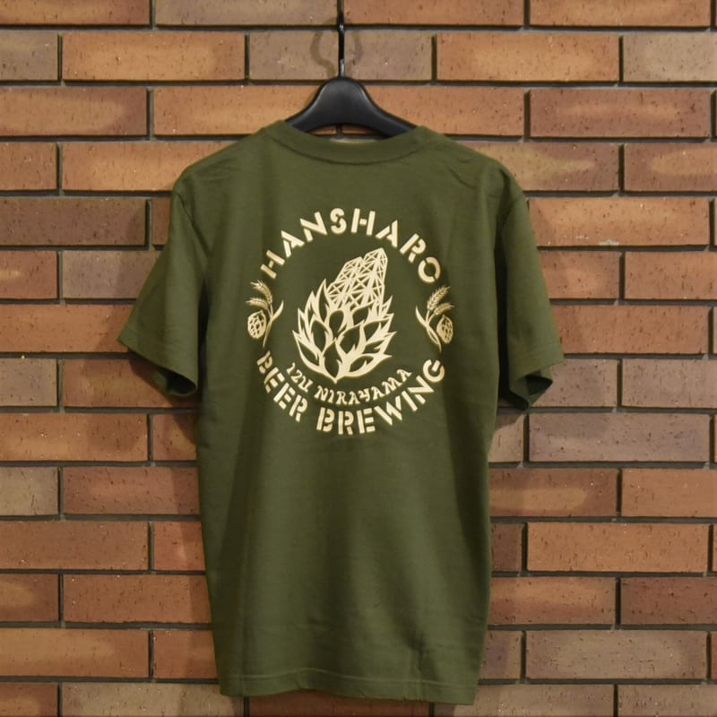 下馬オリーブ　Tシャツ オリーブ： 反射炉ビヤオリジナルTシャツ | 反射炉ビヤ オンラインショップ
