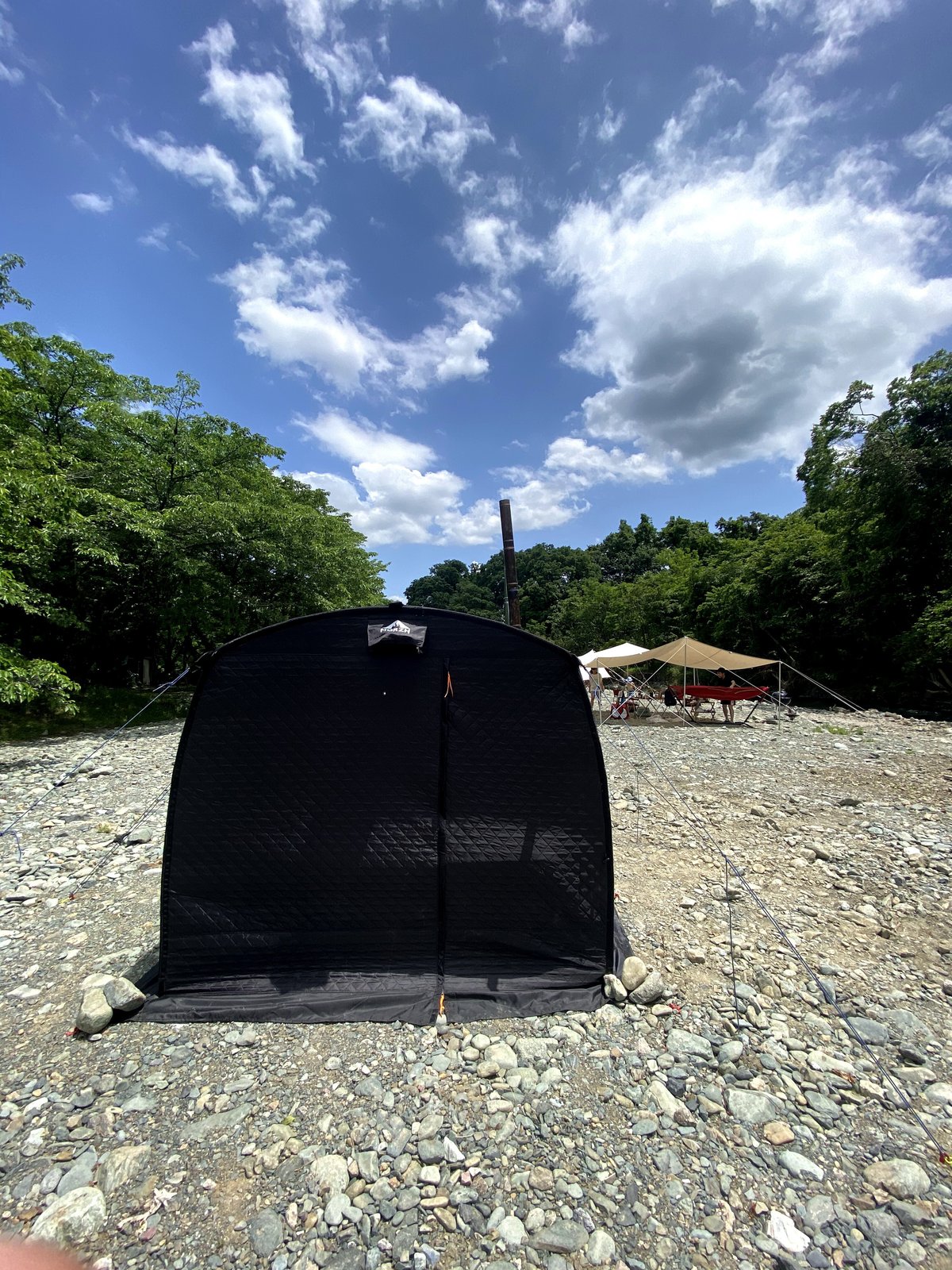 3層式テントサウナMORZH MAX（モルジュ マックス） Black 一式 これで