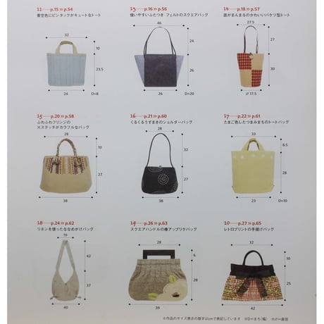 わたしのバッグ 作りたいバッグサイズがすぐ見つかる / 日本ヴォーグ社