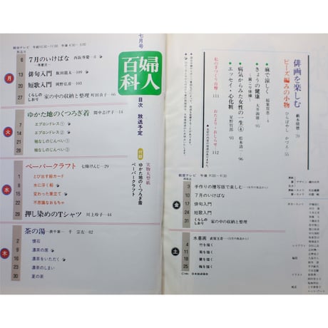 NHK婦人百科 昭和56年 / 1981年7月号