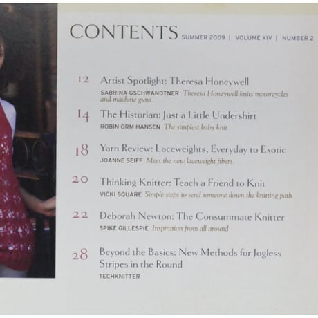 INTERWEAVE KNITS / SUMMER 2009