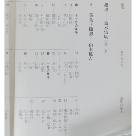 茶席の菓子 / 世界文化社
