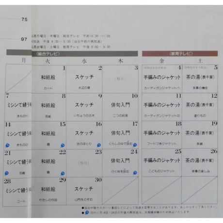 NHK婦人百科 昭和52年 / 1977年11月号