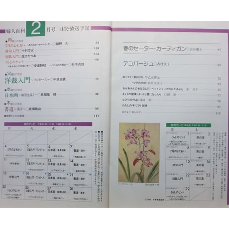 NHK婦人百科 昭和55年 / 1980年2月号