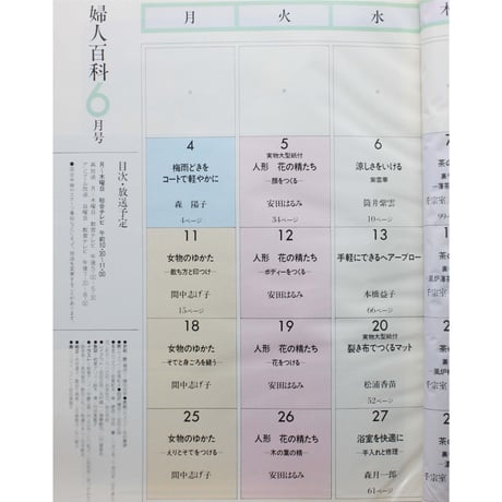 NHK婦人百科 昭和59年 / 1984年6月号