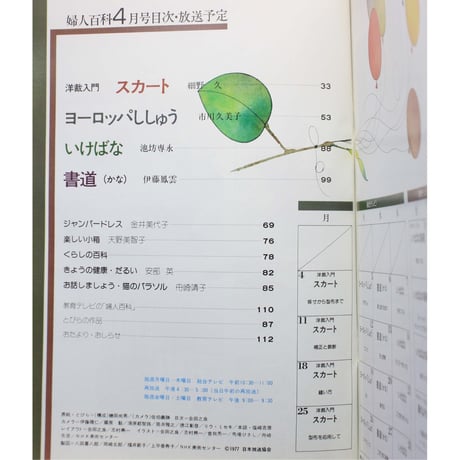 NHK婦人百科 昭和52年 / 1977年4月号