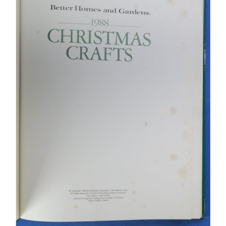 1988 CHRISTMAS CRAFTS Better Homes and Gardens