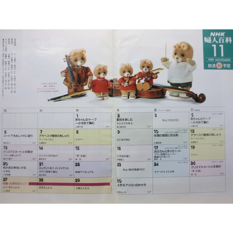 NHK婦人百科 平成1年 / 1989年11月号