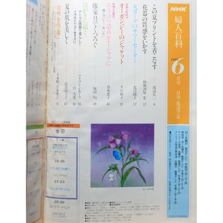 NHK婦人百科 昭和60年 / 1985年6月号