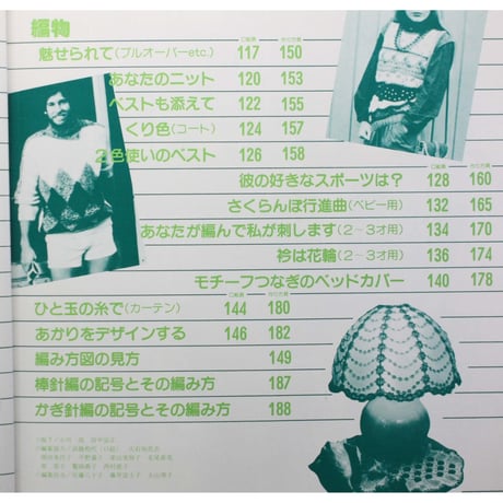 RAKAM 刺繡・編物 世界一の手芸誌ラカム / 昭和55年 / 日本ヴォーグ社