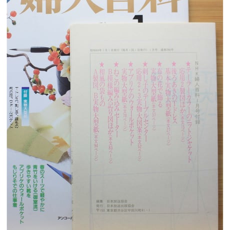 NHK婦人百科 昭和64年 / 1989年1月号