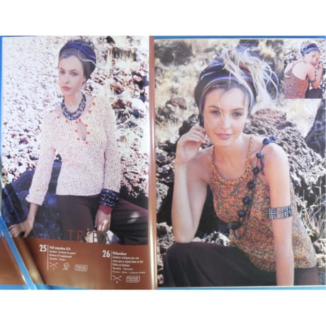 PHILDAR CREATION no.446 COLLECTION PRINTEMPS // PRINTEMPS/ETE 2006 英語バージョンの冊子付