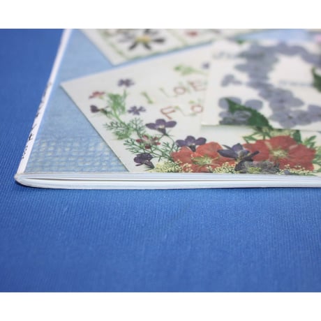 世界でたった1枚の押花はがきの作り方 / 押花ブックPART5 / ふしぎな花倶楽部 / 日本ヴォーグ社