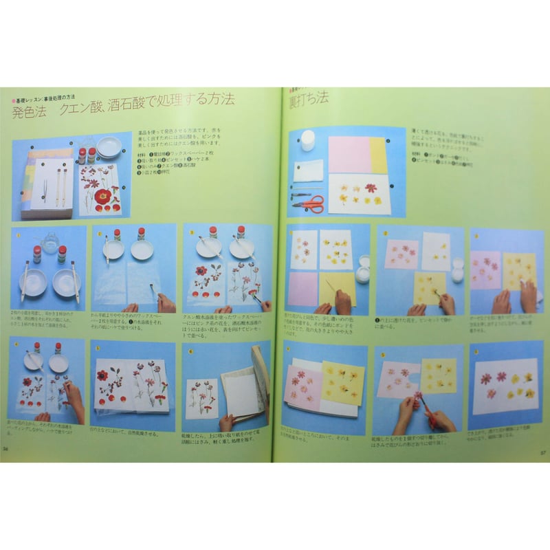 四季を彩る押花デザイン入門 / 岩田一恵作品集 / 主婦の友社 | IWブックス