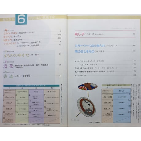 NHK婦人百科 昭和55年 / 1980年6月号