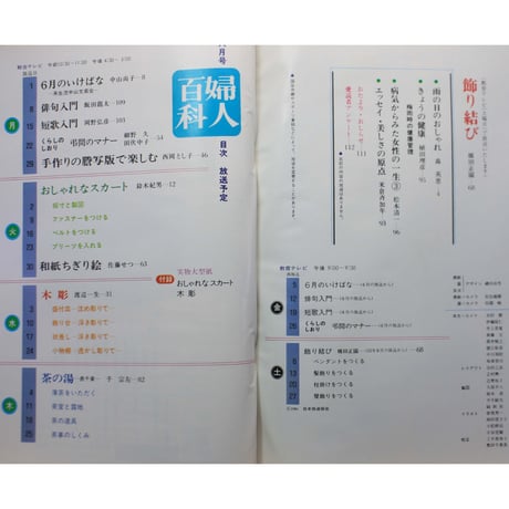 NHK婦人百科 昭和56年 / 1981年6月号